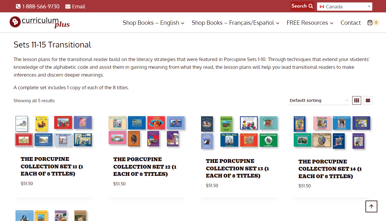 Curriculum Plus books