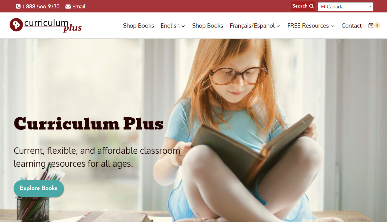 Curriculum Plus home