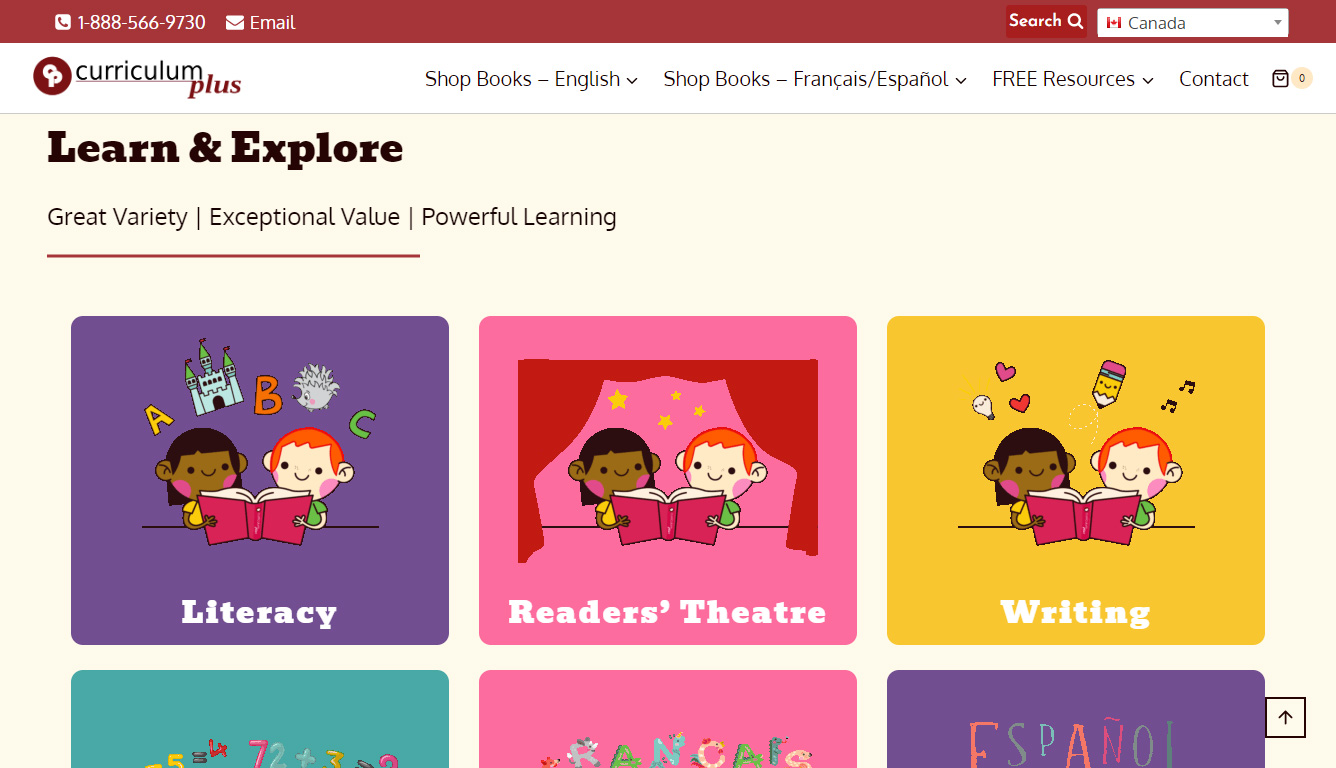 Curriculum Plus learn and explore
